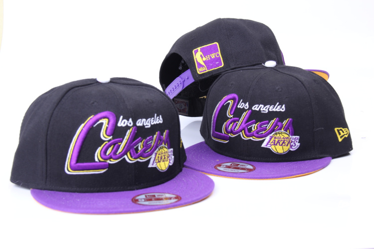 NBA Los Angeles Lakers NE Snapback Hat #94
